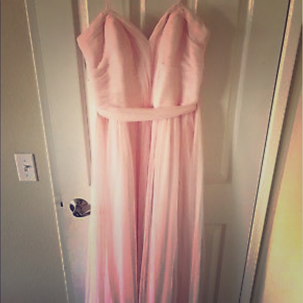 WToo pink dress long